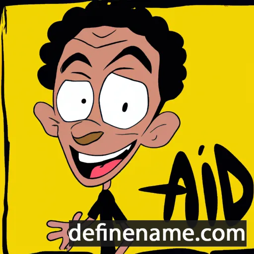 cartoon of the name Adi