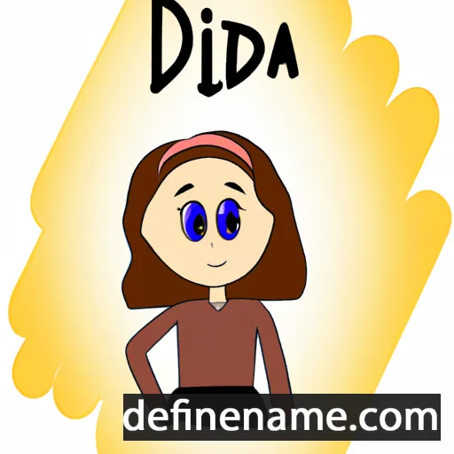 cartoon of the name Adisa