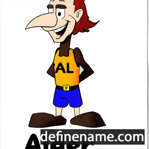 cartoon of the name Adler