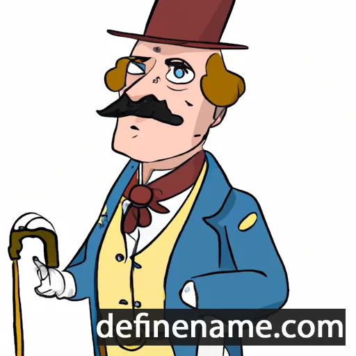 cartoon of the name Adolphe