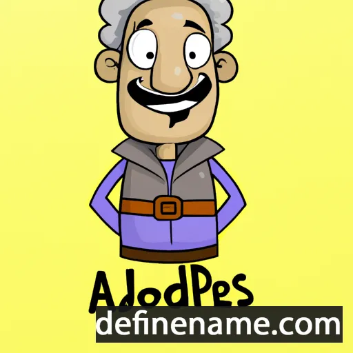 cartoon of the name Adolphus