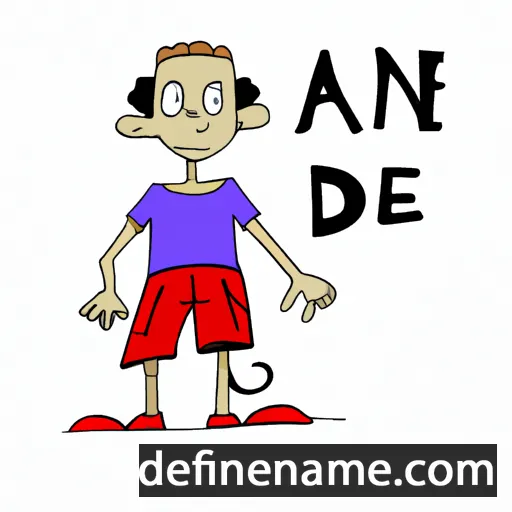 cartoon of the name Adone