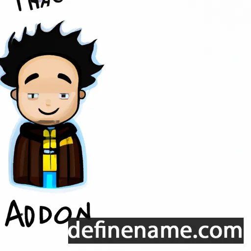 cartoon of the name Adonijah