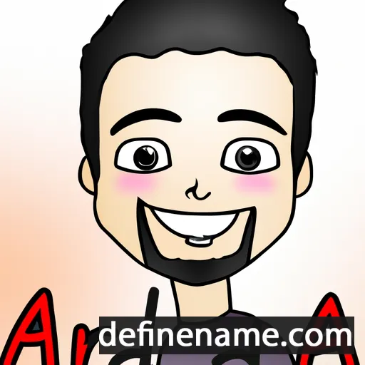 cartoon of the name Adria