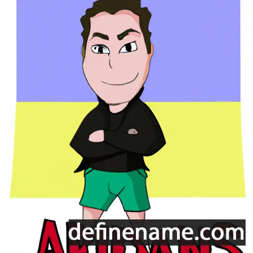 cartoon of the name Adrians