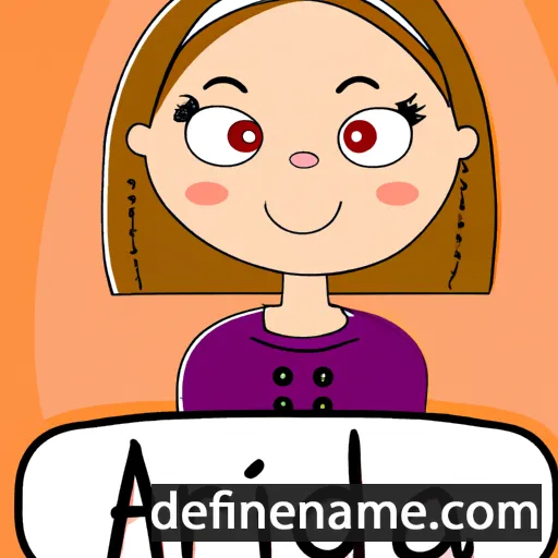 cartoon of the name Adrijana