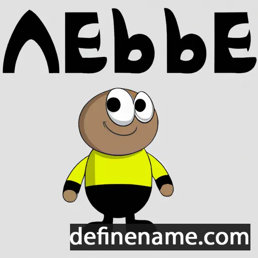 cartoon of the name Æbbe