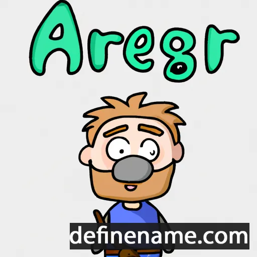 cartoon of the name Ægir