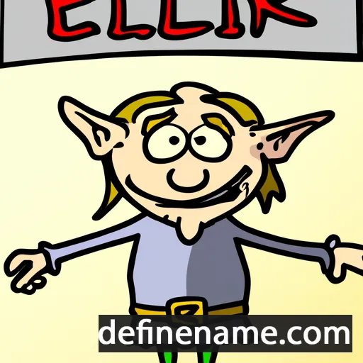 cartoon of the name Ælfgar