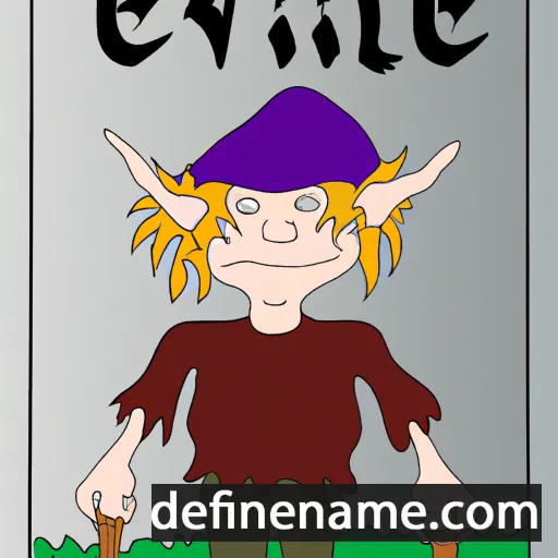 cartoon of the name Ælfwine