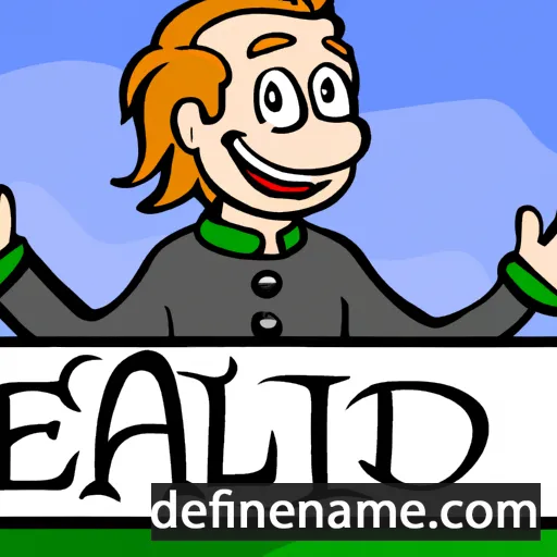 cartoon of the name Æðelflæd