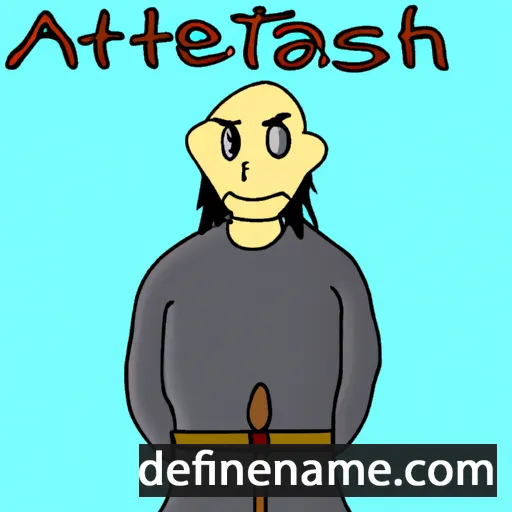 cartoon of the name Æthelstan