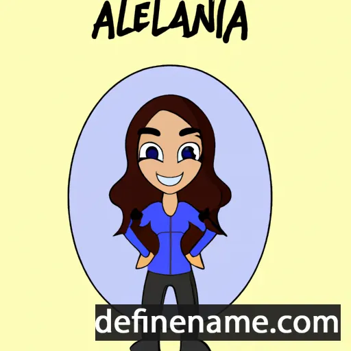 Aeliana cartoon