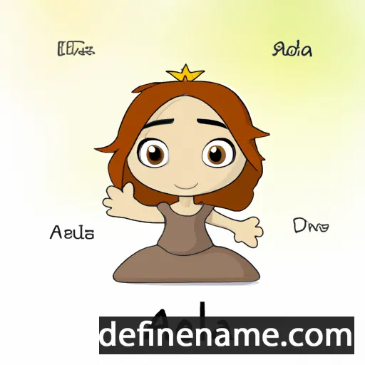 cartoon of the name Aella