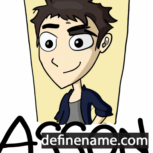 cartoon of the name Aeson