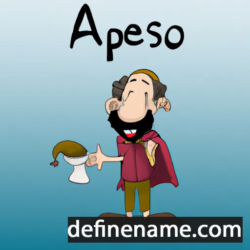 cartoon of the name Aesop