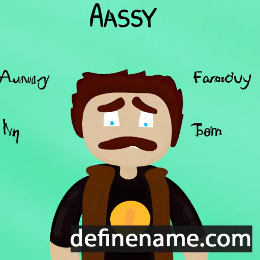 cartoon of the name Afanasy