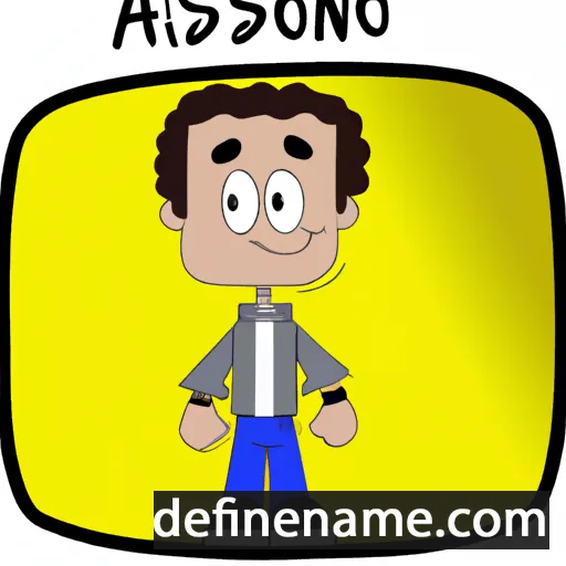 cartoon of the name Afonso