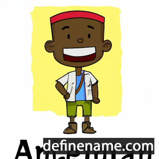 cartoon of the name Africanus