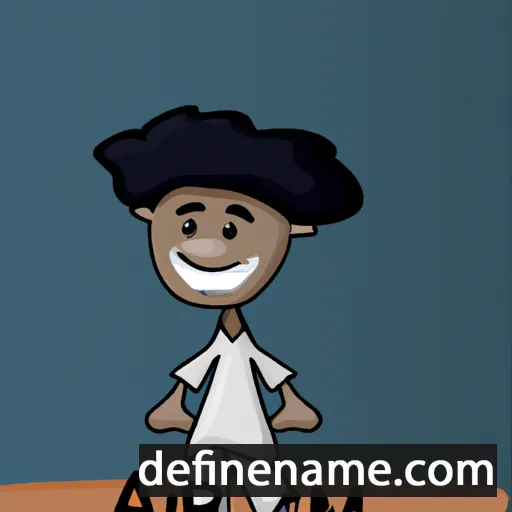 cartoon of the name Afrim