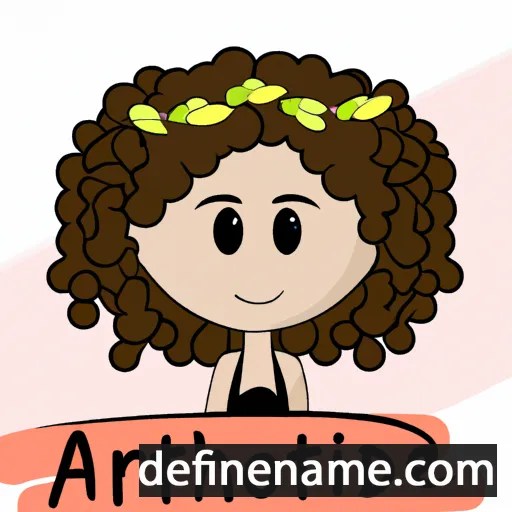 cartoon of the name Afrodite