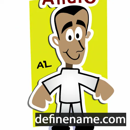 cartoon of the name 'Ali