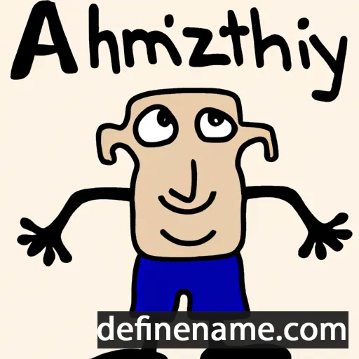 cartoon of the name 'Amatzyahu