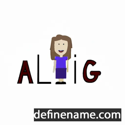 cartoon of the name Ági