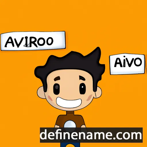 cartoon of the name Álvaro