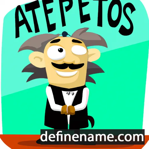 cartoon of the name Agapetos