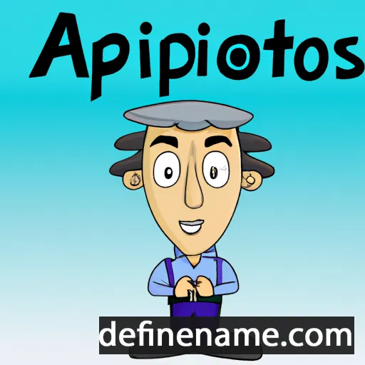 cartoon of the name Agapitos