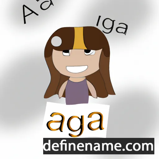 Agata cartoon