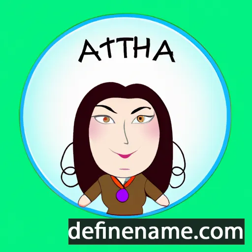 cartoon of the name Agatha