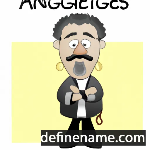 cartoon of the name Agathangelos