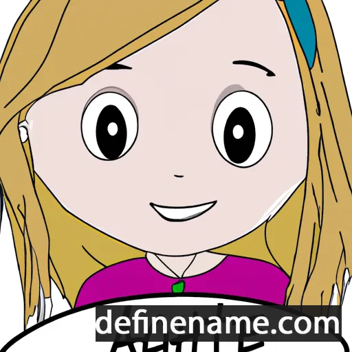 cartoon of the name Agathe