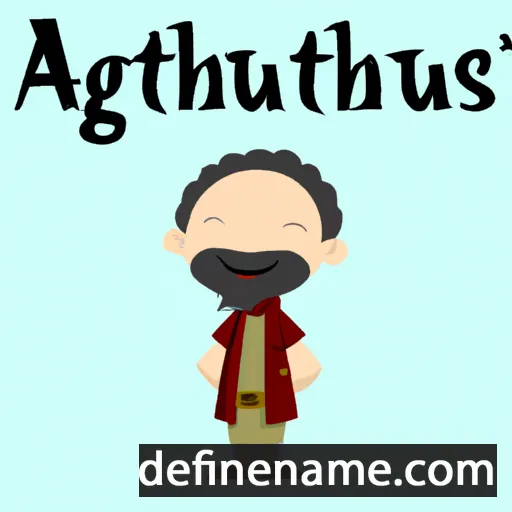 Agathinus cartoon