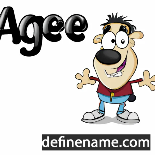 cartoon of the name Aggie