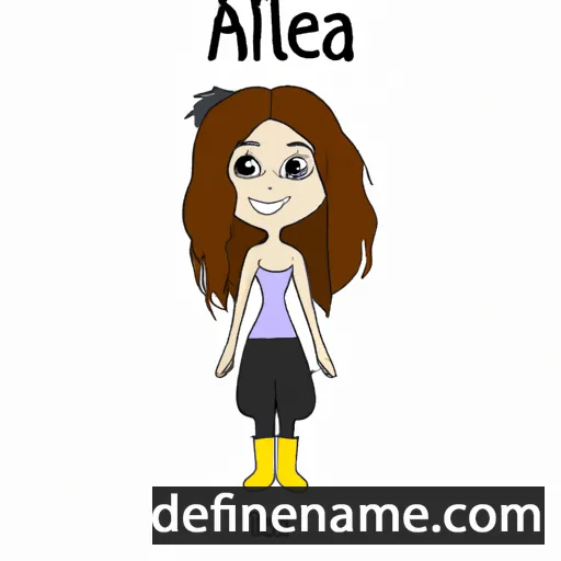 cartoon of the name Aglaea