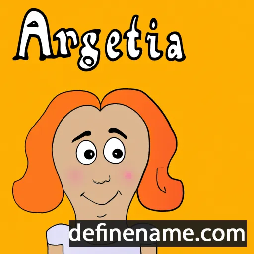 cartoon of the name Agneta