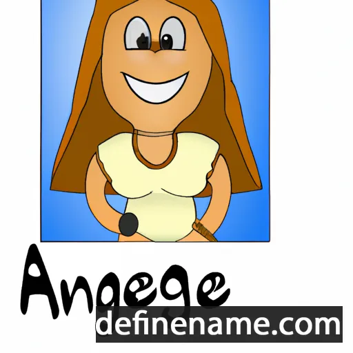 cartoon of the name Agnete