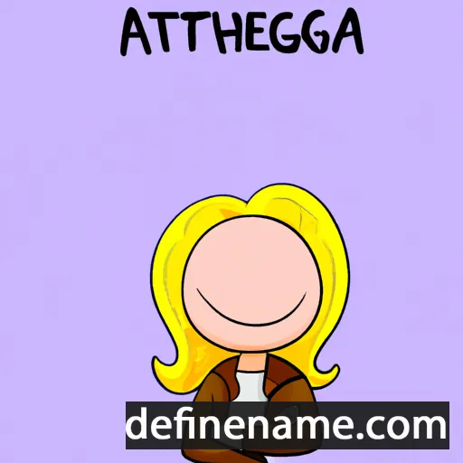 cartoon of the name Agnetha