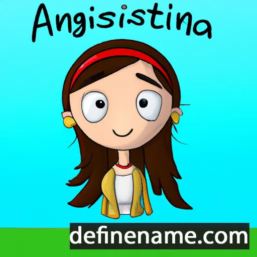 Agostina cartoon