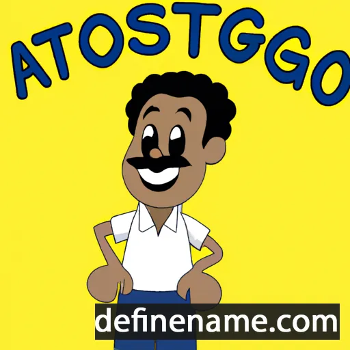 cartoon of the name Agostinho