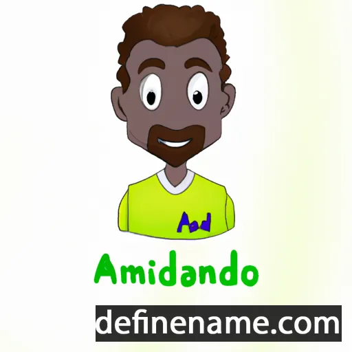 cartoon of the name Ahmadu