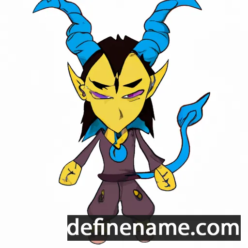 cartoon of the name Ahriman