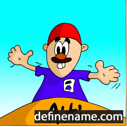 cartoon of the name Ahti