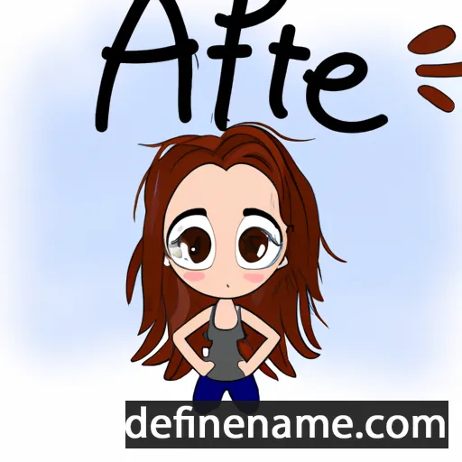 cartoon of the name Aífe