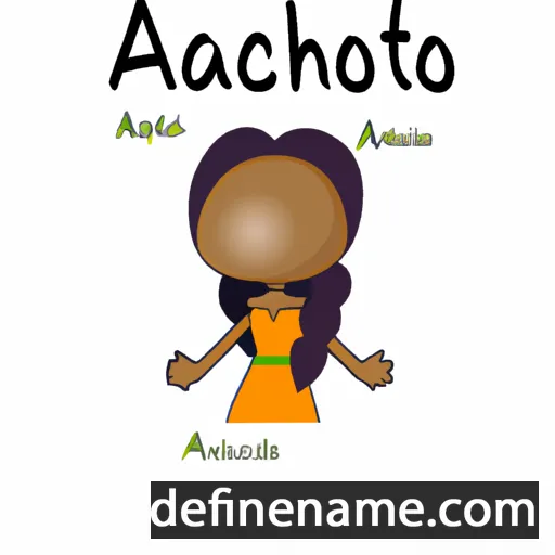 cartoon of the name Aïchatou