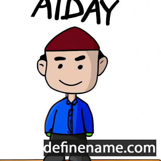 cartoon of the name Aiday