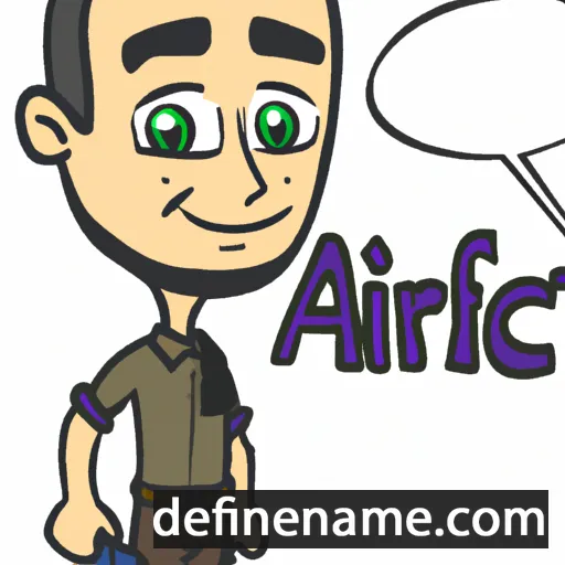 cartoon of the name Aifric